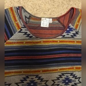 Parsley And Sage Tunic - Aztec Southwestern Design - Size XL